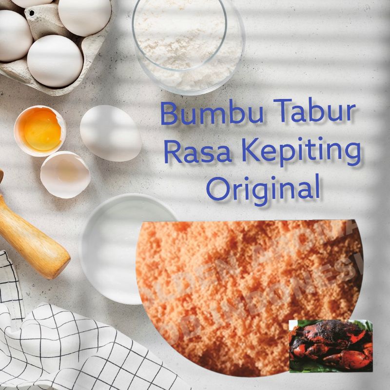 

Bumbu Tabur Rasa Kepiting Original 1kg, Jual Bubuk Tabur Crab Seasoni