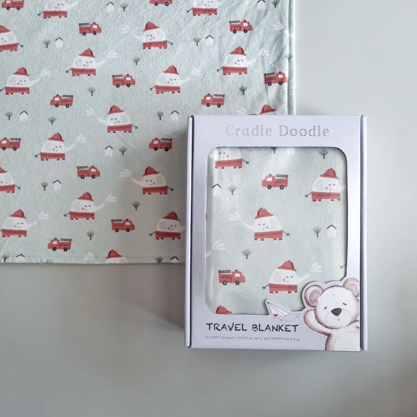 Cradle Doodle - Travel Fleece Blanket