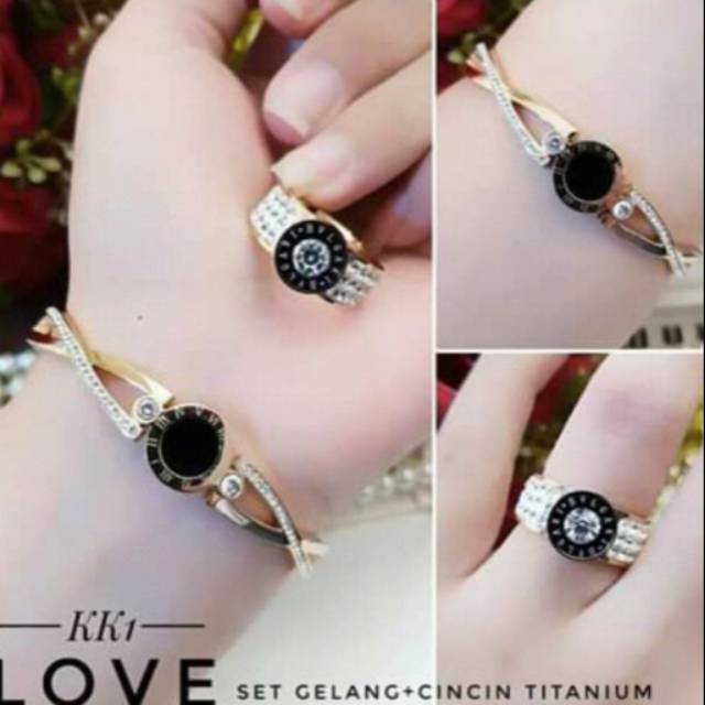 Titanium gelang dan cincin 2001i