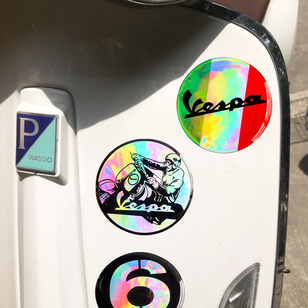 Stiker Logo Vespa Italia 3D Bahan Resin Untuk PIAGGIO Vespa GTS300 LX125 LX150 125 150 ie Sprint Primavera 300