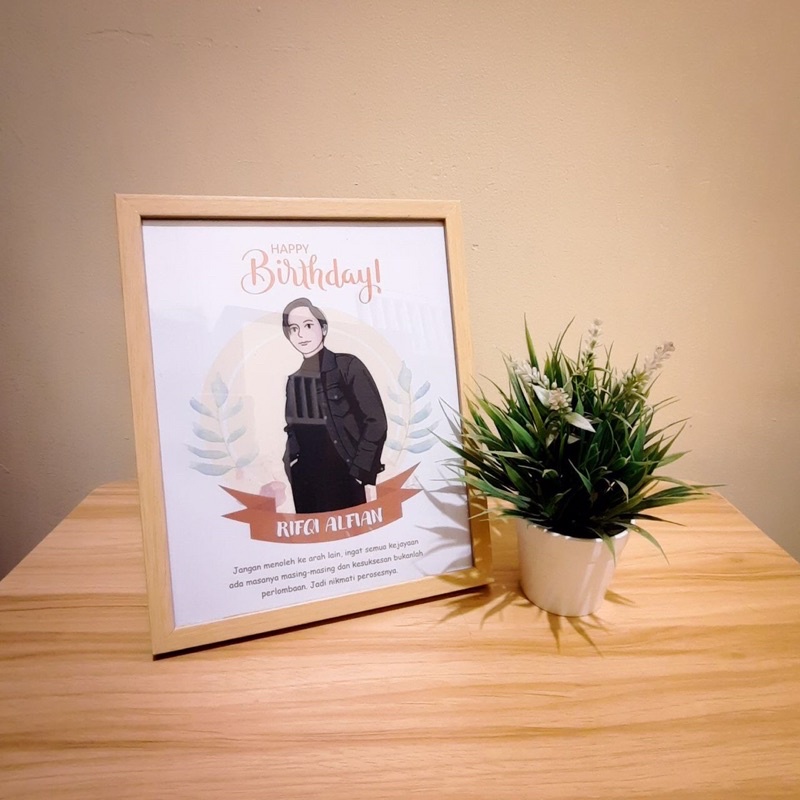 

custom ilustrasi / custom illustration / frame illustration / gift box / ilustrasi box / frame ilustrasi