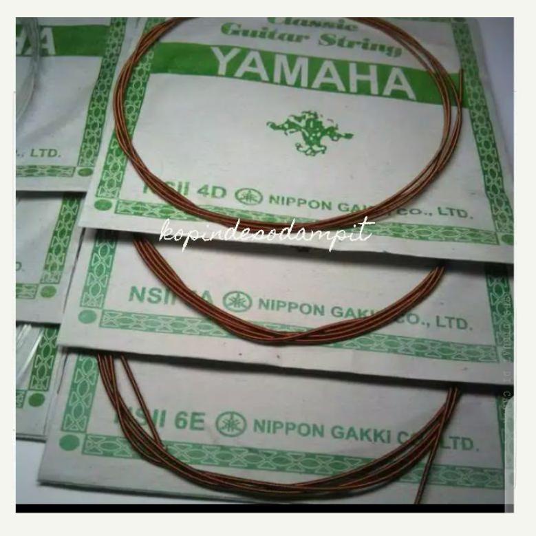 [KODE PRODUK HKL7G7277] SENAR NILON GITAR 1 SET 6 PCS / SENAR YAMAHA / GITAR AKUSTIK