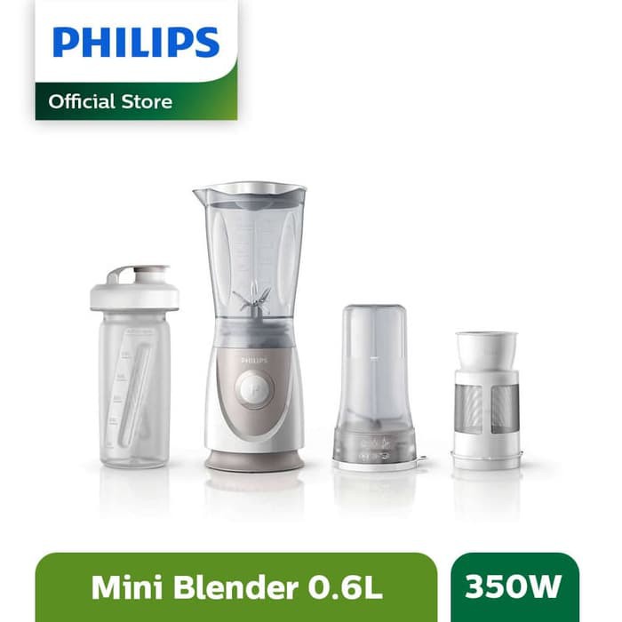 [SHOPEE 10RB] Philips Mini Blender with On the Go Bottle Putih - HR2874/00