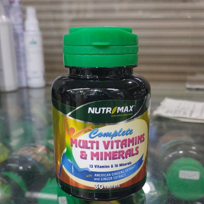 NUTRIMAX MULTI VITAMINS DAN MINERAL ISI 30 TABLETS