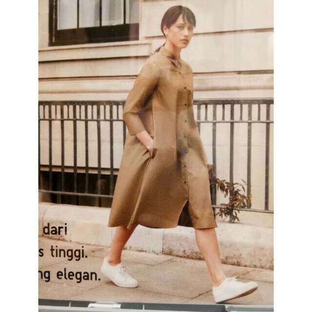 UNIQLO - Dress A line lengan 3/4