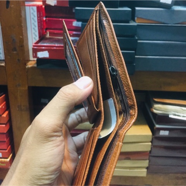DOMPET KULIT ASLI keren dan berkualitas model lipat biasa horizontal #dompet #dompetpria #dompetcowok #dompetkulit