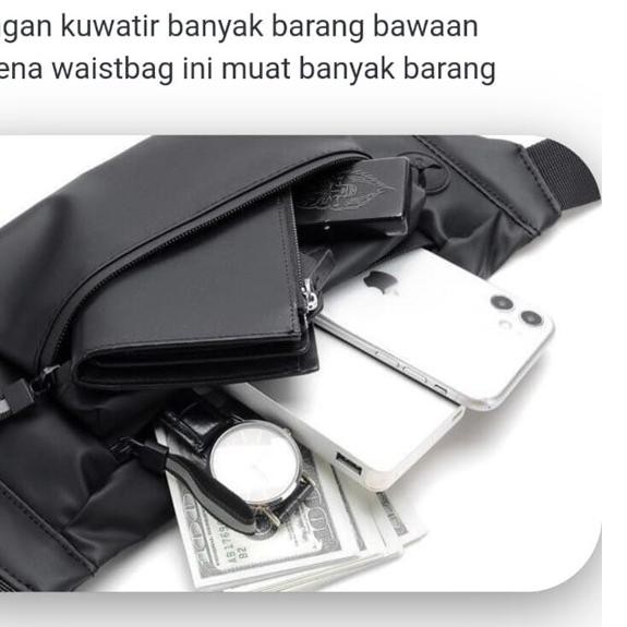 ➧ PROMO Tas Selempang Pria Anti Air Haoshuai Pria Wanita Waterproof New Model 2021 ✱