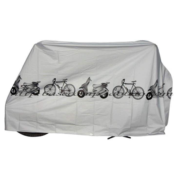 [ANTI PANAS N DEBU] - TaffSPORT Cover Sarung Pelindung Sepeda dan Motor Matic - UV-2000 - Gray