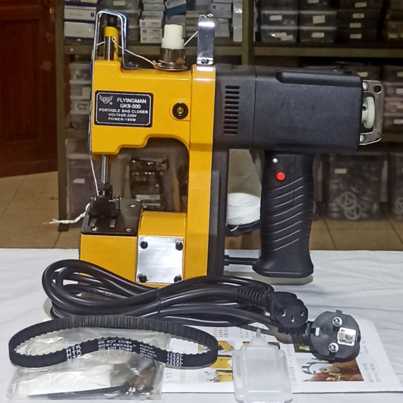 Portable Bag Close FLYINGMAN GK9 Mesin Jahit Karung Beras / Kantong Goni / Kantong Semen