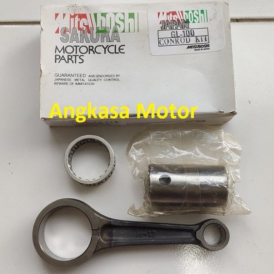 Stang Seher GL100 GL 100 Stang Piston GL 100 GL100 Conrod Mitsuboshi