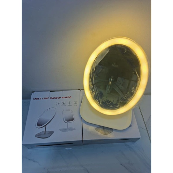 LED Cermin Bulat dengan Lampu LED / Make Up LED Mirror