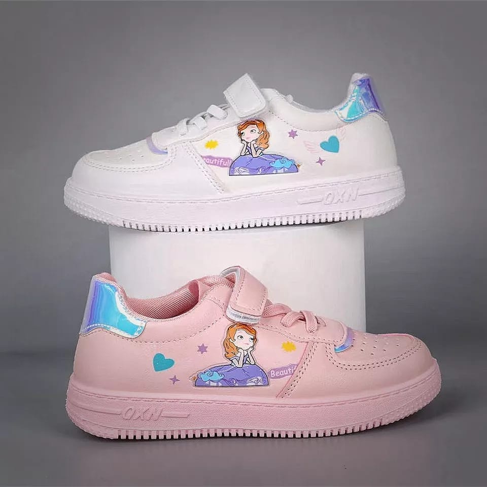 ARMY - Sepatu Anak sneakers perempuan cewek/sneaker anak perempuan princess sofia/sepatu sekolah anak/Sepatu frozen elsa sofia love