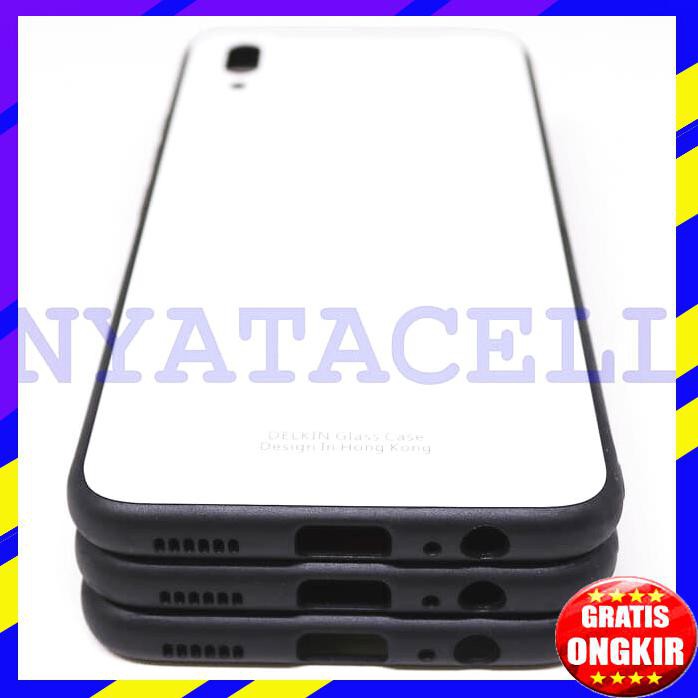 ACC HP VIVO V11 V11 PRO DELKIN TEMPERED GLASS MIRROR HARD BACK COVER CASE