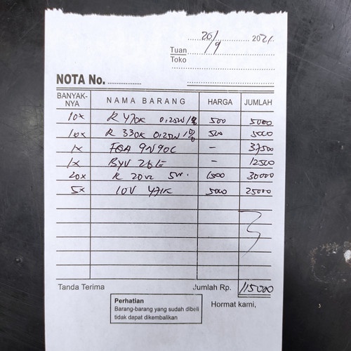 mj802 nota pembelian 115000