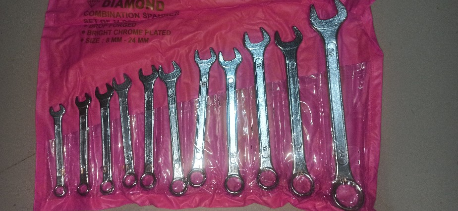 Kunci Ring Pas Set 11 Pcs Diamond