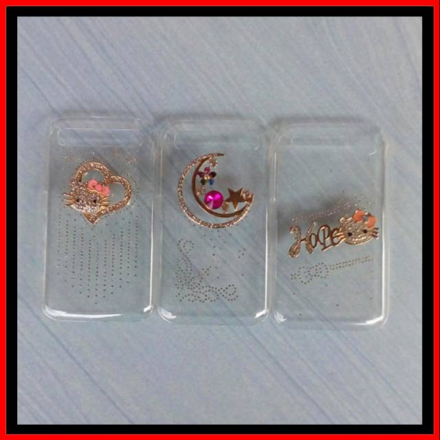 BlackBerry BB Q20 Case Hardcase Bening Manik Berlian Motif Karakter