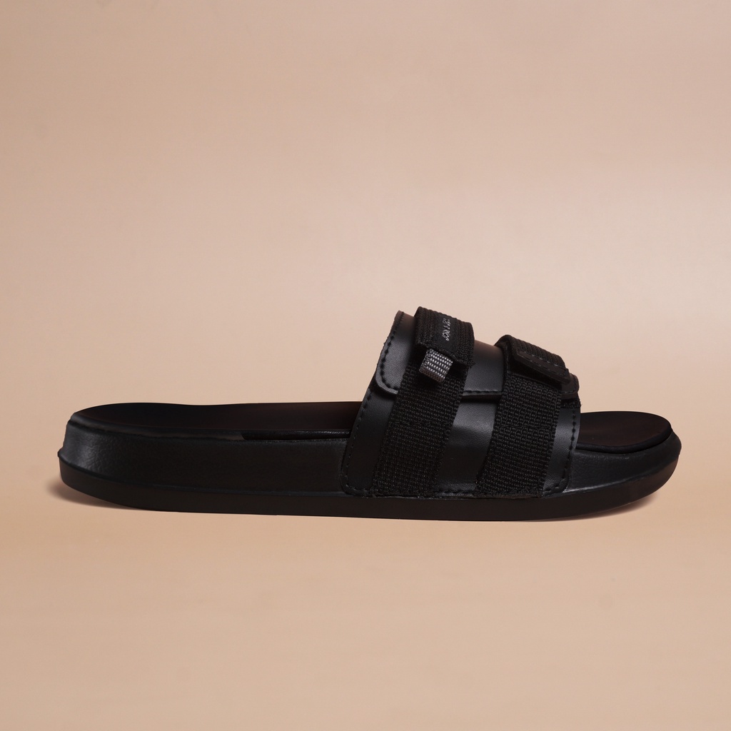 John&amp;Jill Velcra Bold Sandal Black-Black