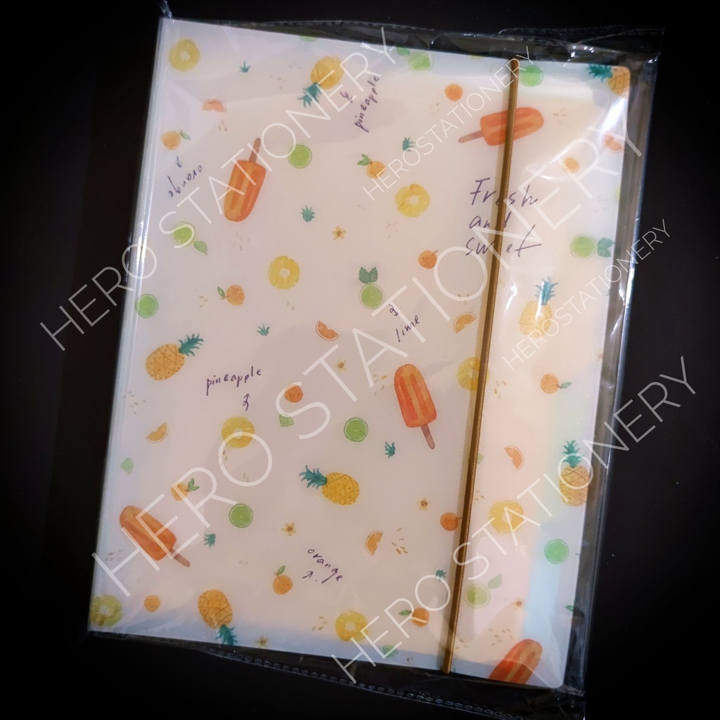 

Joyko transparant binder note file fruit theme A5 -FR-PF520