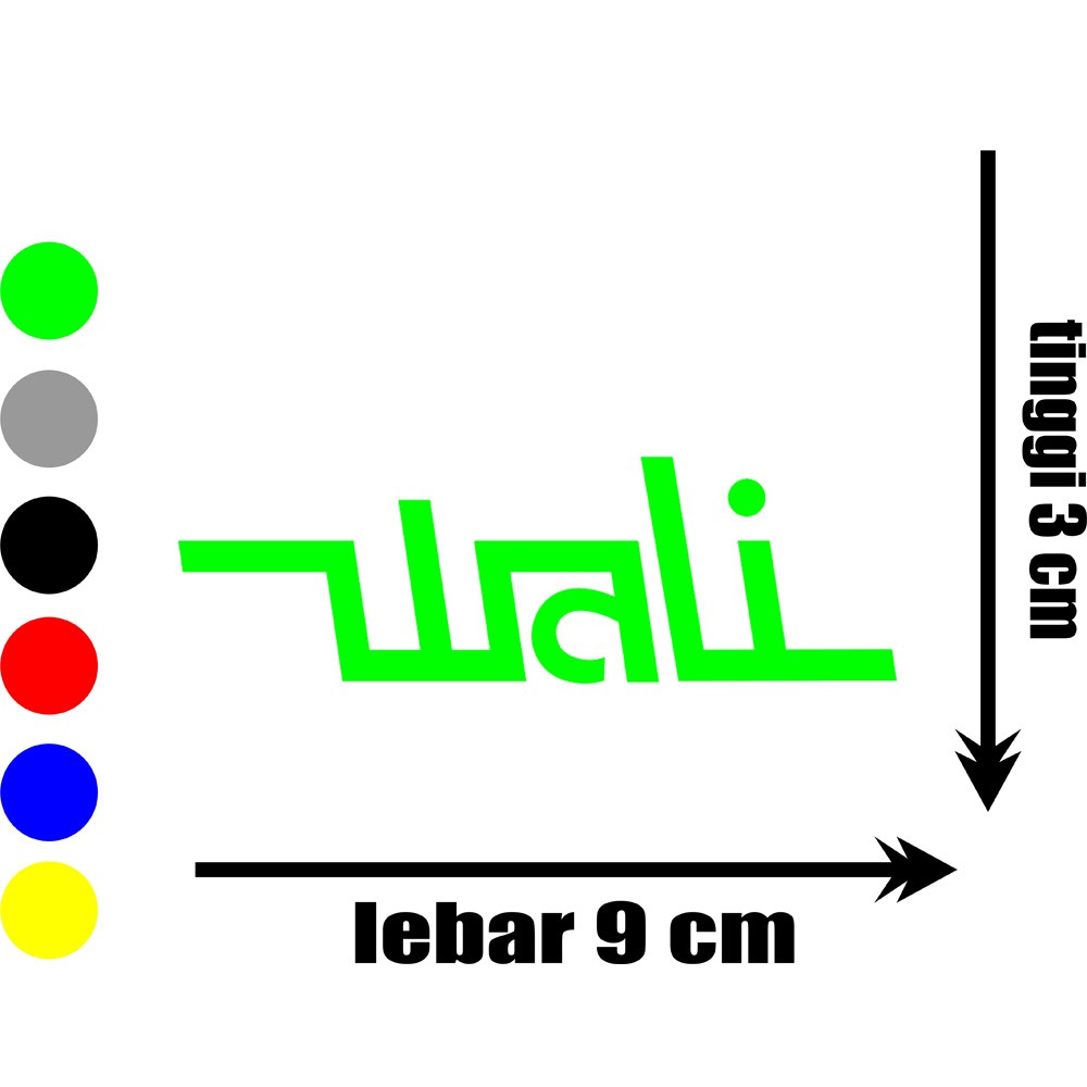 

stiker band wali musik custom distro sticker murah keren