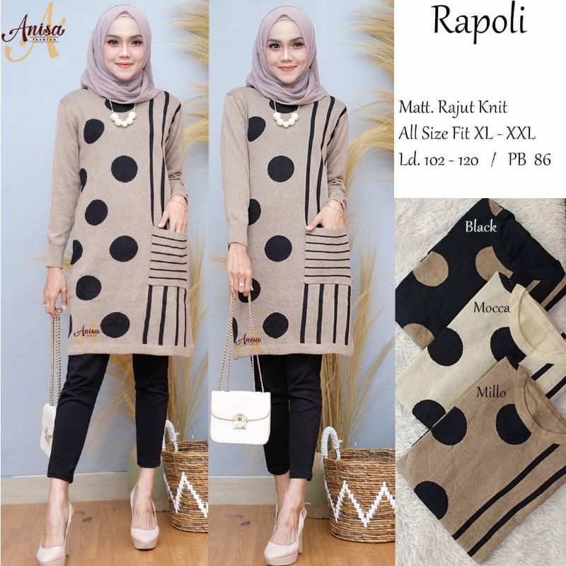 atasan wanita bahan rajut import halus. blouse wanita bahan rajut kekinian