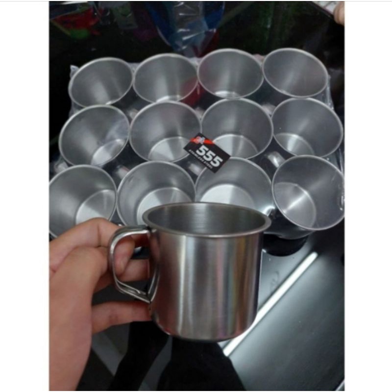 mug stainless steel/cangkir stainless/gelas stainless