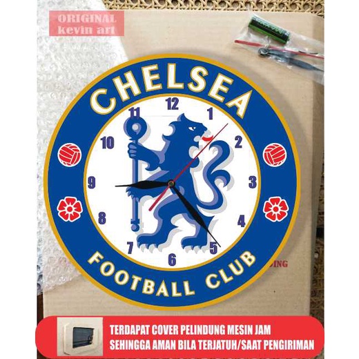 JAM DINDING MINIMALIS LOGO CHELSEA KLUB BOLA INTERNASIONAL UNIK KEREN DAN MEWAH AESTHETIC HOBI KOLEKSI PAJANGAN DINDING DEKORASI RUANG TAMU KALIGRAFI BESAR ARTISTIK KAYU CUSTOM TEMPEL TEMBOK TERLARIS DISKON BISA BAYAR DITEMPAT POSTER DINDING PERNAK PERNIK