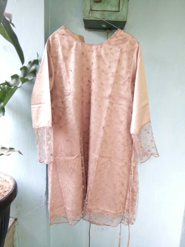 Couple New Akita ---- Couple Danilla Brokat Tille-modern Batik Couple Sarimbit Brokat