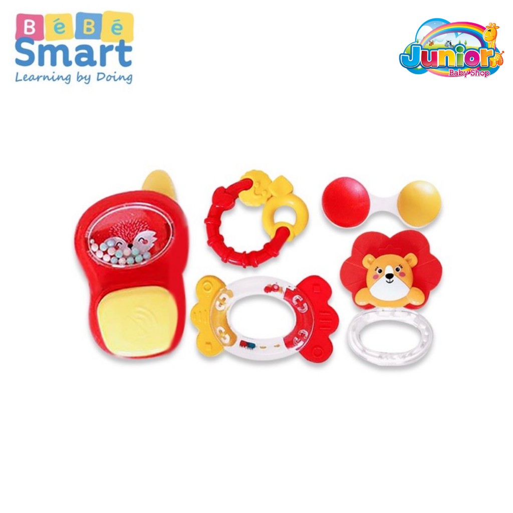 Bebe Smart 5pcs Rattles &amp; Teethers