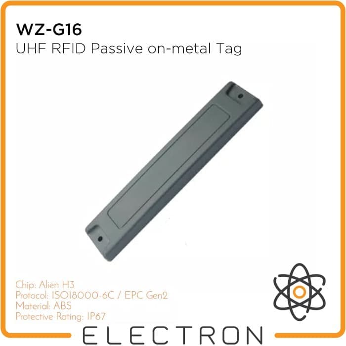 

UHF RFID Passive on-metal Tag Screw Holes & Adhesive