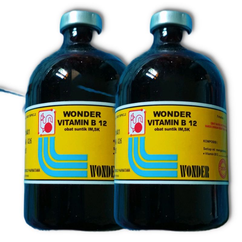 Wonder vitamin B12 obat suntik IM,SK vitamin B12 1mg wonder