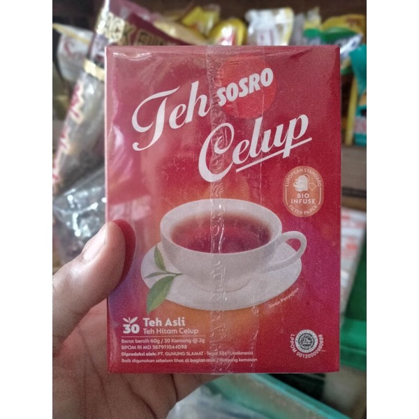 

TEH CELUP SOSRO isi 30 Bags