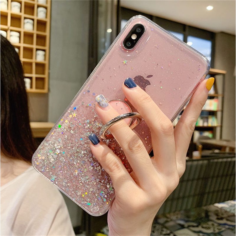 Soft Casing Silikon Case OPPO A53 A33 2020 A57 A39 F1S F11 Pro 3 5 5S 5i C3 C11 C15 C12 Pro 7 7i C17 Narzo 20 Pro Starry Sky Ring