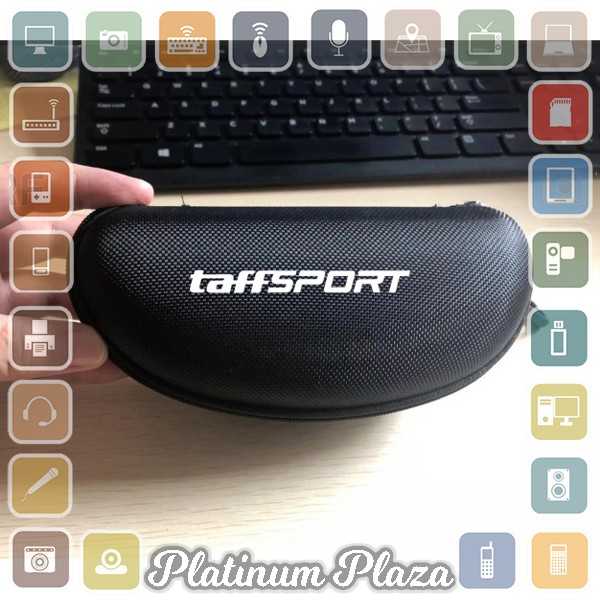 TaffSPORT Kotak Kacamata EVA Hardcase Waterproof - Black`FMPBHU-