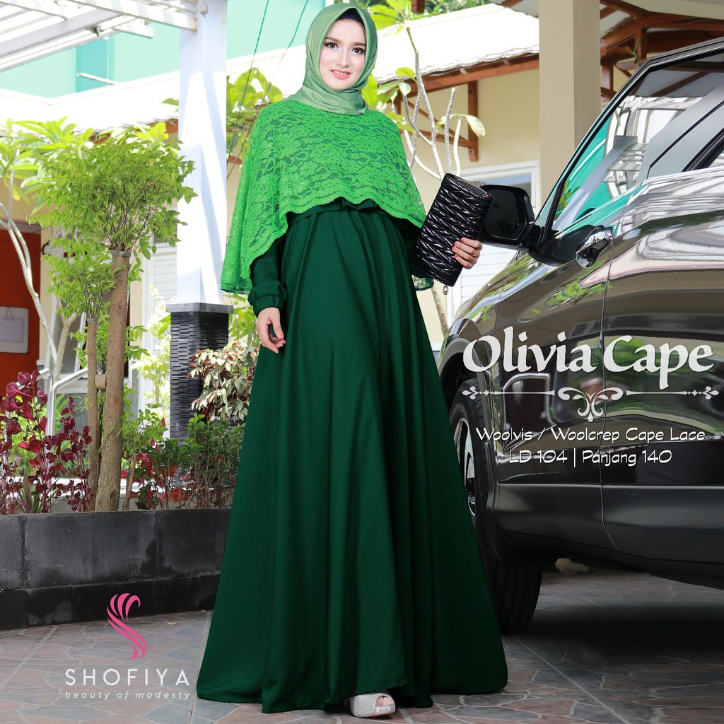 [Pasti Ada] Olivia cape dress ori by shofiya sale