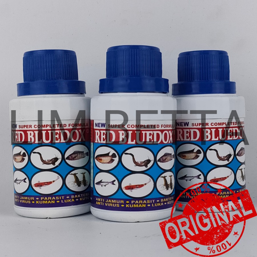 RED BLUEDOX 125 ML / OBAT IKAN ANTI JAMUR DAN PARASIT