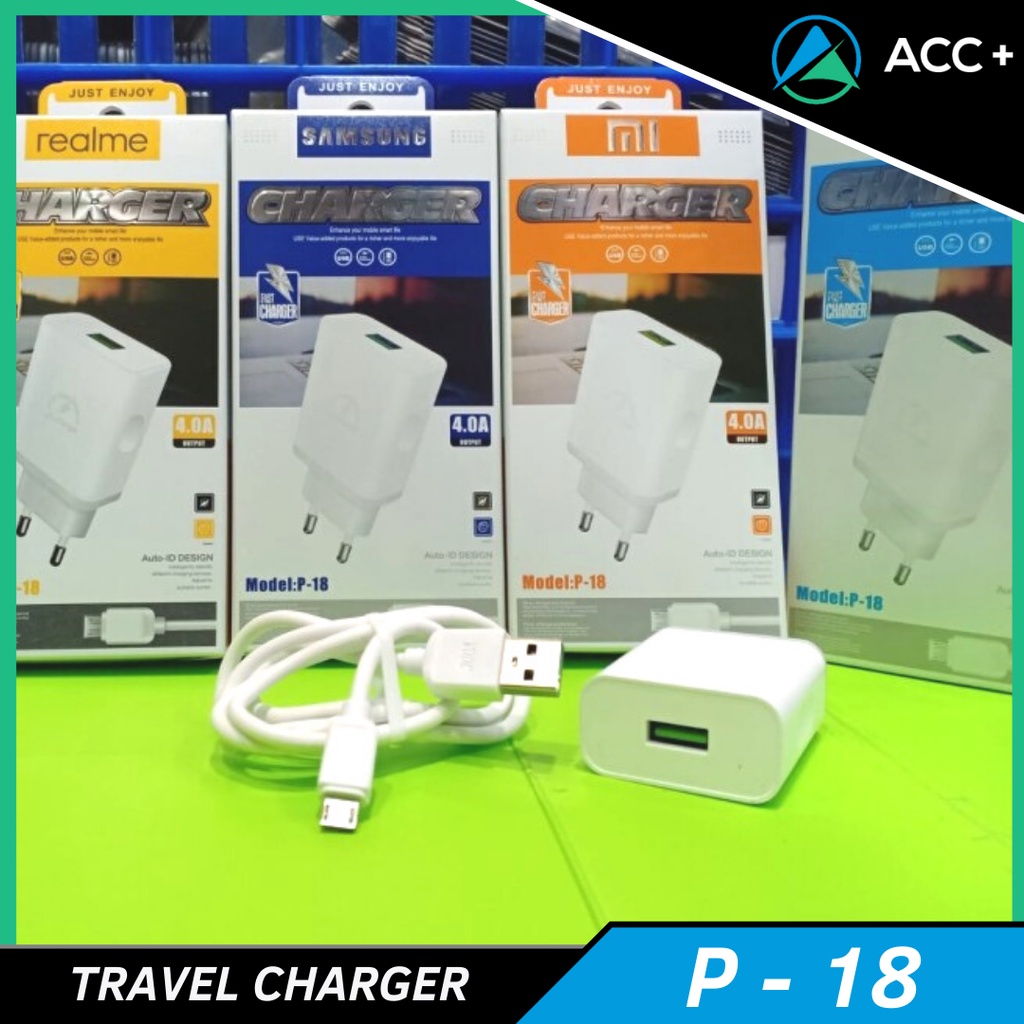 TRAVEL Charger P-18 Travel Charger Batok Casan