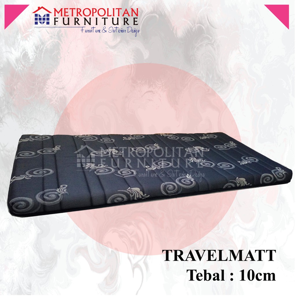 Travel Matt REBONDED / Travel Bed / Kasur Lipat Lantai Piknik / Travelbed / Matras Gulung Rebounded