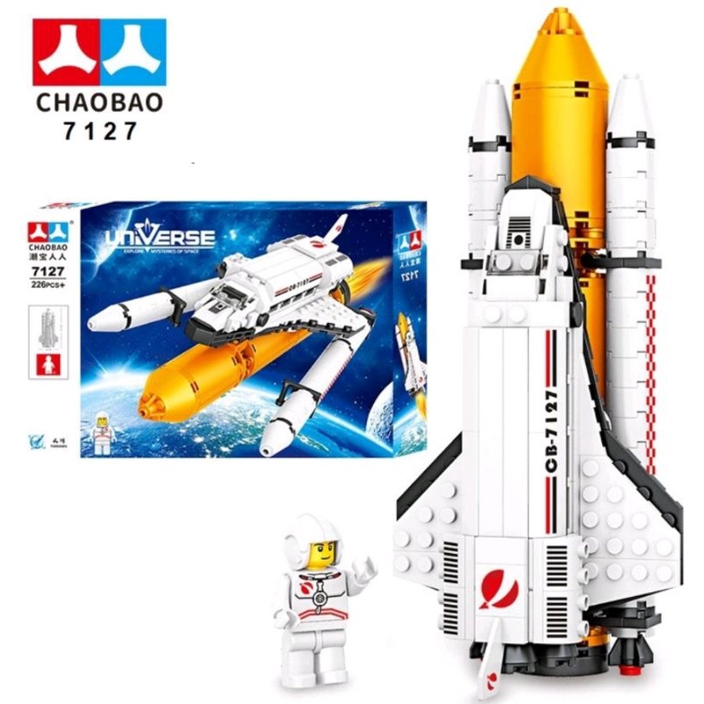 BRICKS/BLOCK CHAOBAO 7127 UNIVERSE (Double Rocket Space Shuttle)