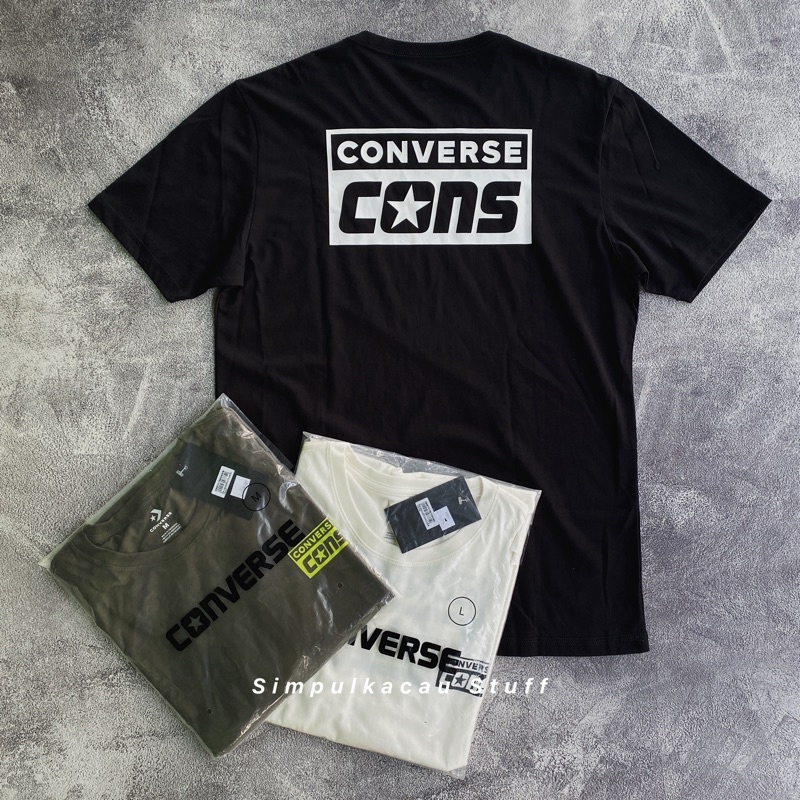 kaos converse cons short sleve original