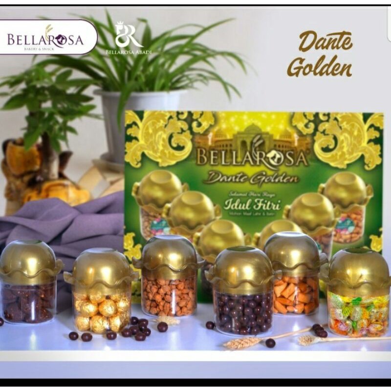 

Paketan kue Kering DANTE GOLDEN Bellarosa