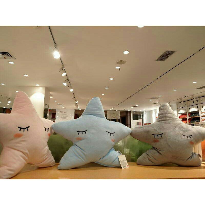 boneka bantal motif bintang lucu dan imut bantal sofa karakter unik bantal sofa lucu bantal mobil