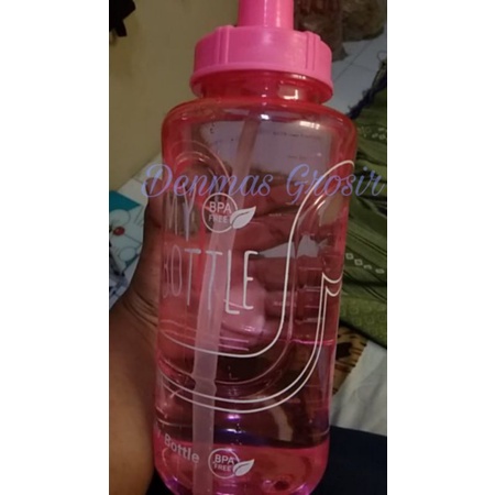 (COD) My Bottle 2000ml/Botol Minum Jumbo  2liter