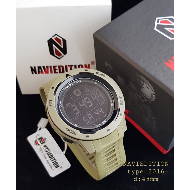 JAM TANGAN PRIA NAVIEDITION 2016 TALI RUBER 100%ORIGINAL | WATER RESISTANT | FREE BATERAI ORIGINAL | ANTI AIR | KARET DIGITAL COWOK | FREE BOX |