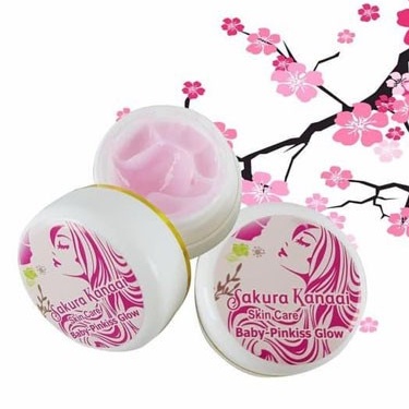 Cream Pemutih Wajah Glowing Cepat - SAKURA KANAAI Baby Pinkiss Cream Jelly Glowing