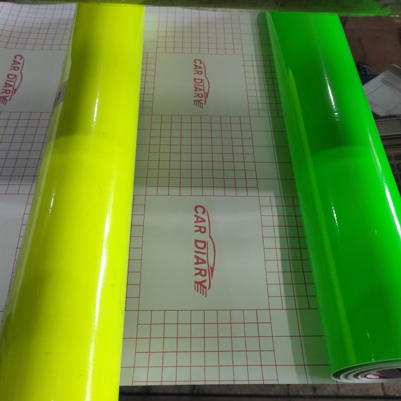 

skotlet stabilo kuning hijau lentur mudah dipasang harga meteran ukuran 45cm