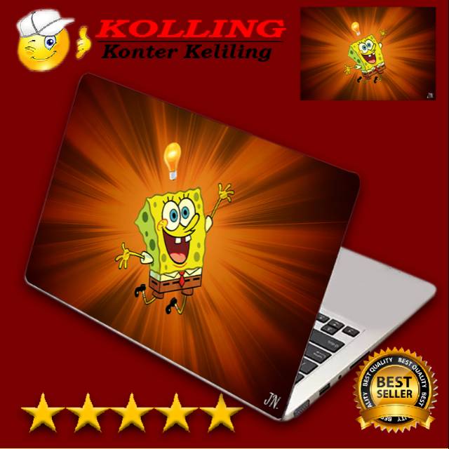 Garskin Laptop ide sepongebob Skin Laptop Stiker Laptop