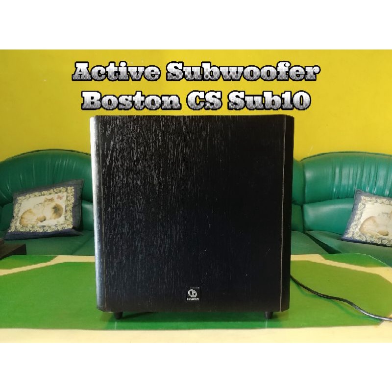 Active Subwoofer Boston CS Sub10 USA Terawat Preloved