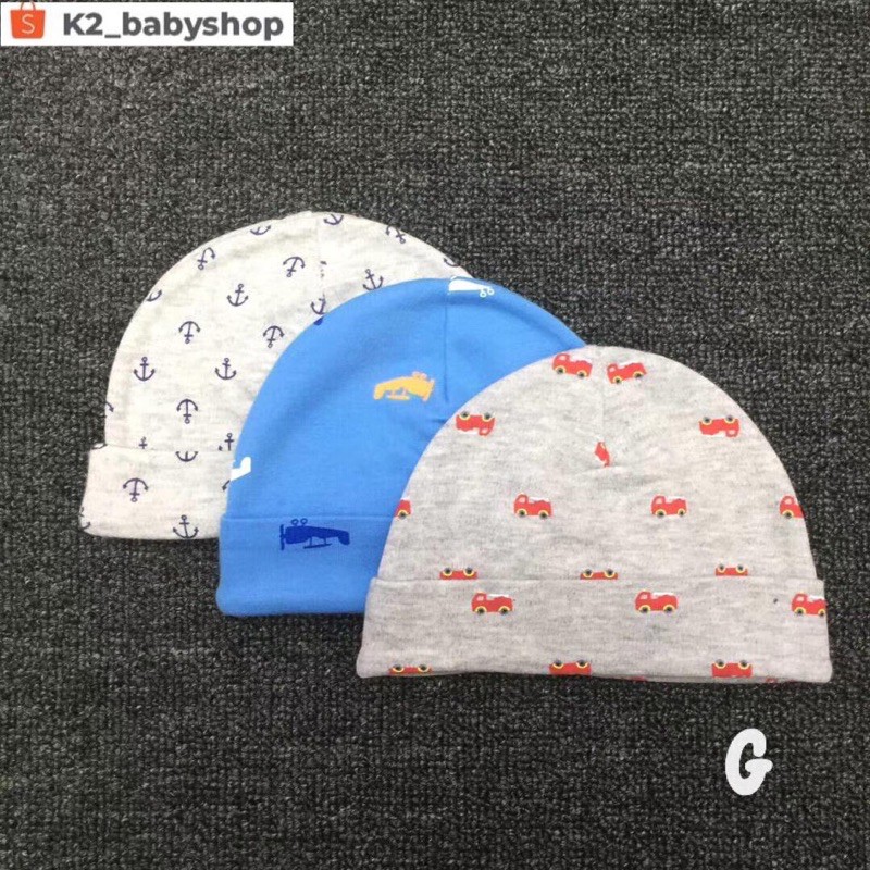 BABY K2 - BABY TOPI MEREK SUNNOZY 1 PACK ISI 3 PCS KODE 00026