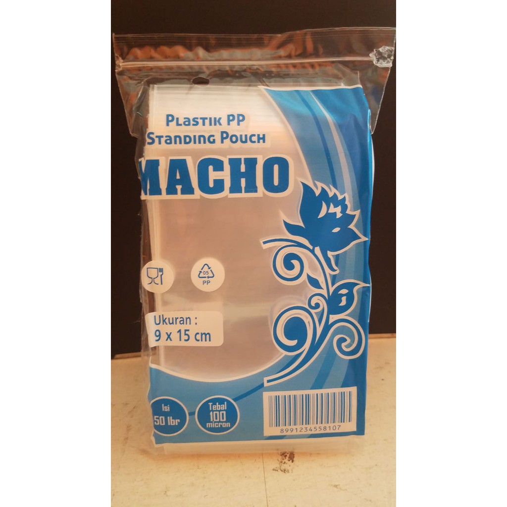 Standing Pouch PP Singleseal 9x15