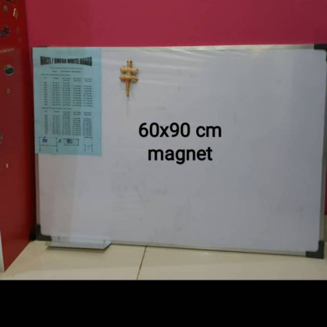 

Whiteboard 60 x 90cm siap gojek grab